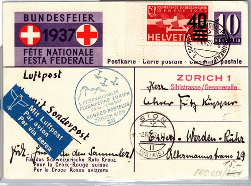 Schweiz 310 eckrand als - 310,